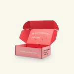 Custom corrugated mailer box for retail packaging