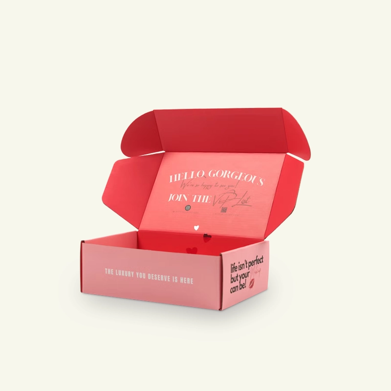 Custom corrugated mailer box for retail packaging