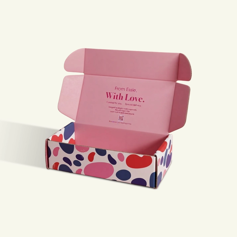 Custom corrugated mailer box for branded packaging