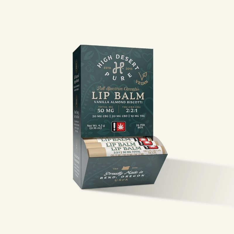 Custom lip balm display box for retail packaging