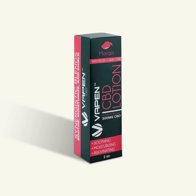 Custom lotion box with premium printed packaging