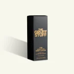Luxury black lotion packaging box with gold foil