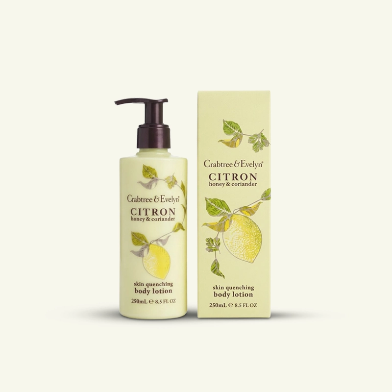 Custom body lotion box with printed design